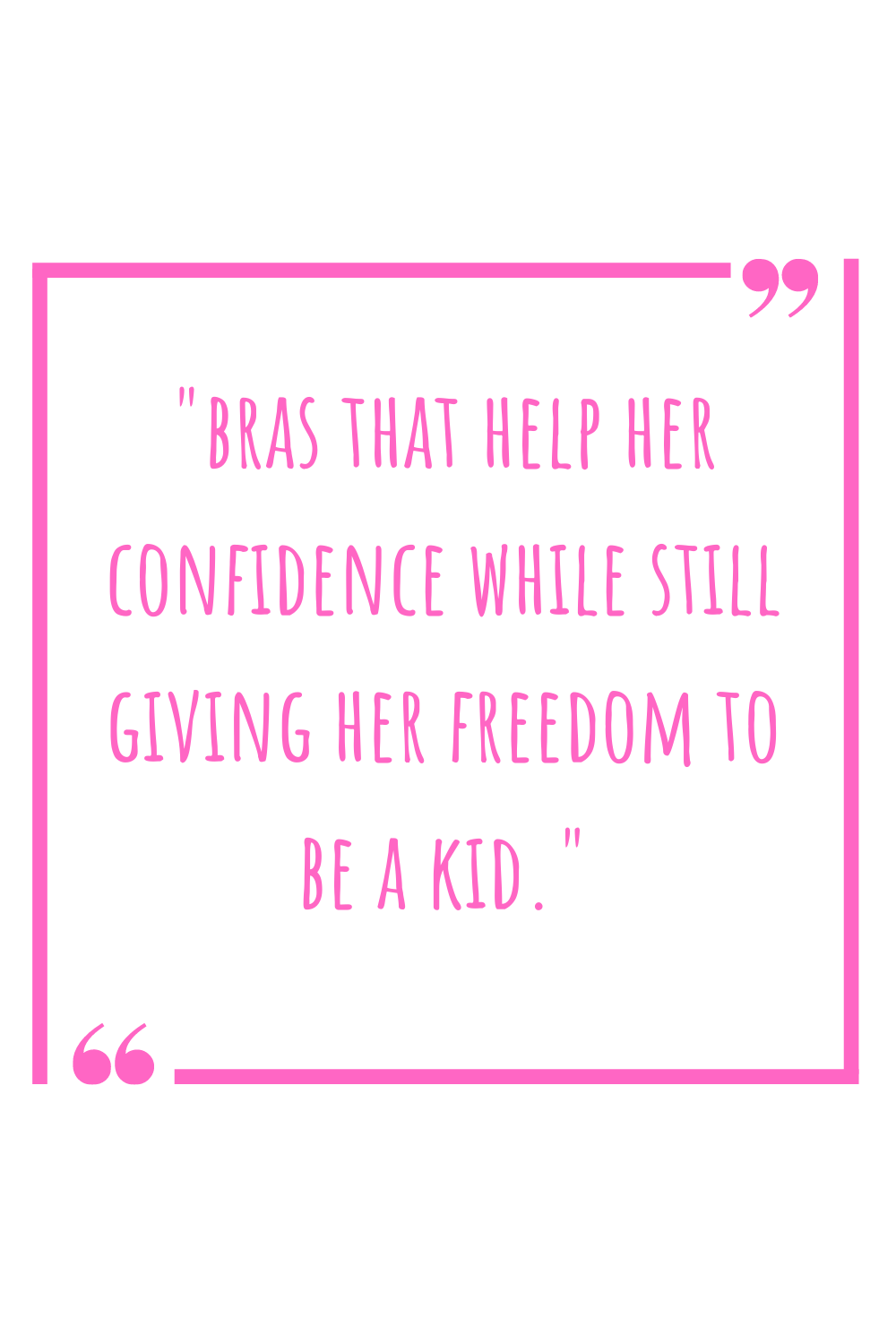 Tween Bras for Girls that Give Confidence