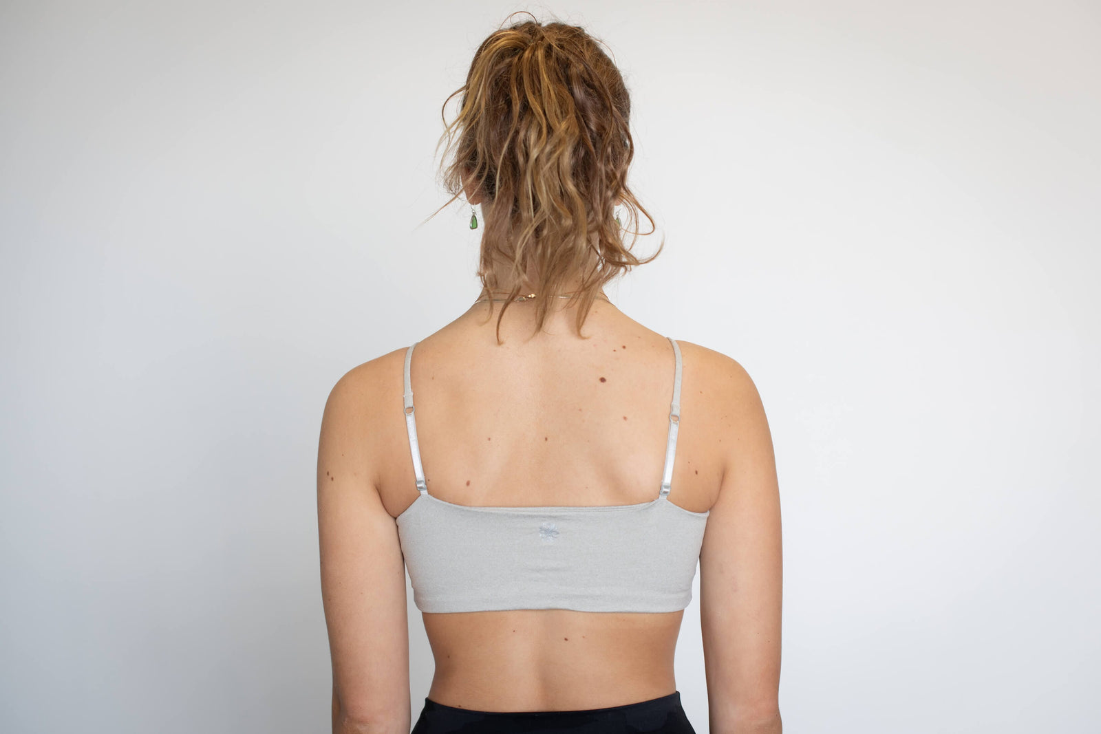 Teen girl wearing training bra Bleum by Bleuet.