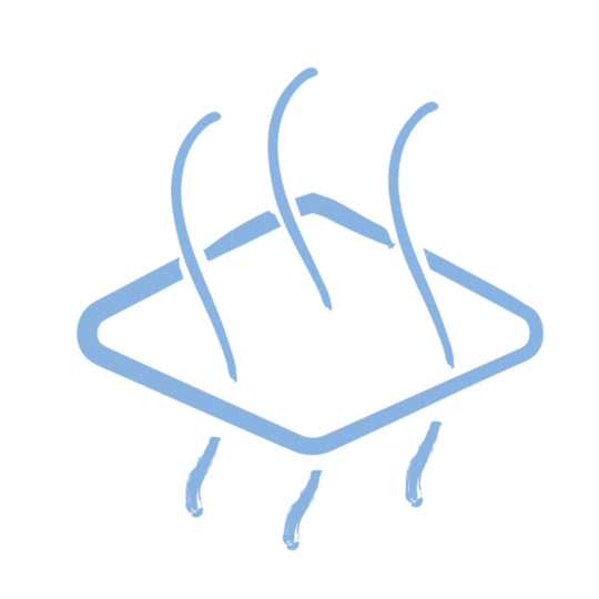 Blue and white illustration of showing lightweight and breathable design for our range of colorful and reversible girls first bras, training bras and teen bras.