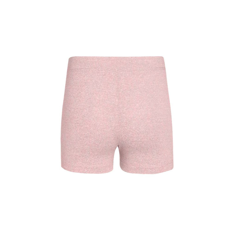 Girl wearing Bleumer tumble shorts