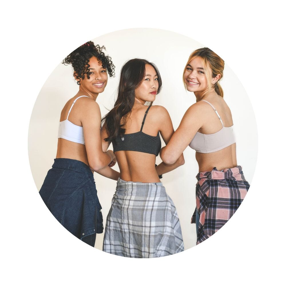 White-White#Bras & Bralettes For Girls, Tweens and Teens