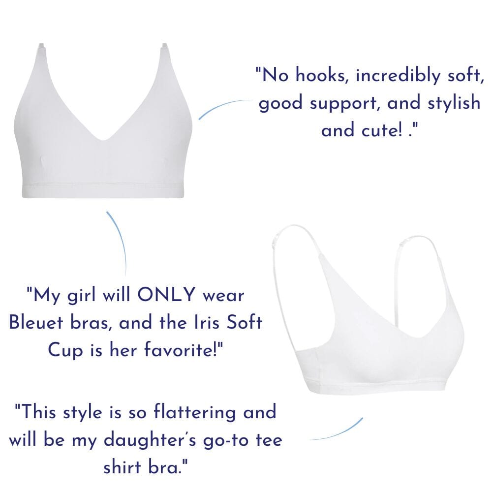 White#Padded Bras & Bralettes For Girls, Tweens and Teens