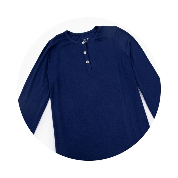 Navy#Pajama Top for Girls, Tweens and Teens