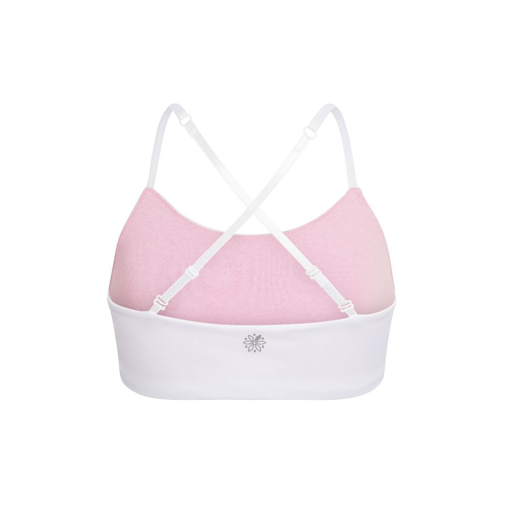White-Pink#Sports Bras & Bralettes For Girls, Tweens and Teens