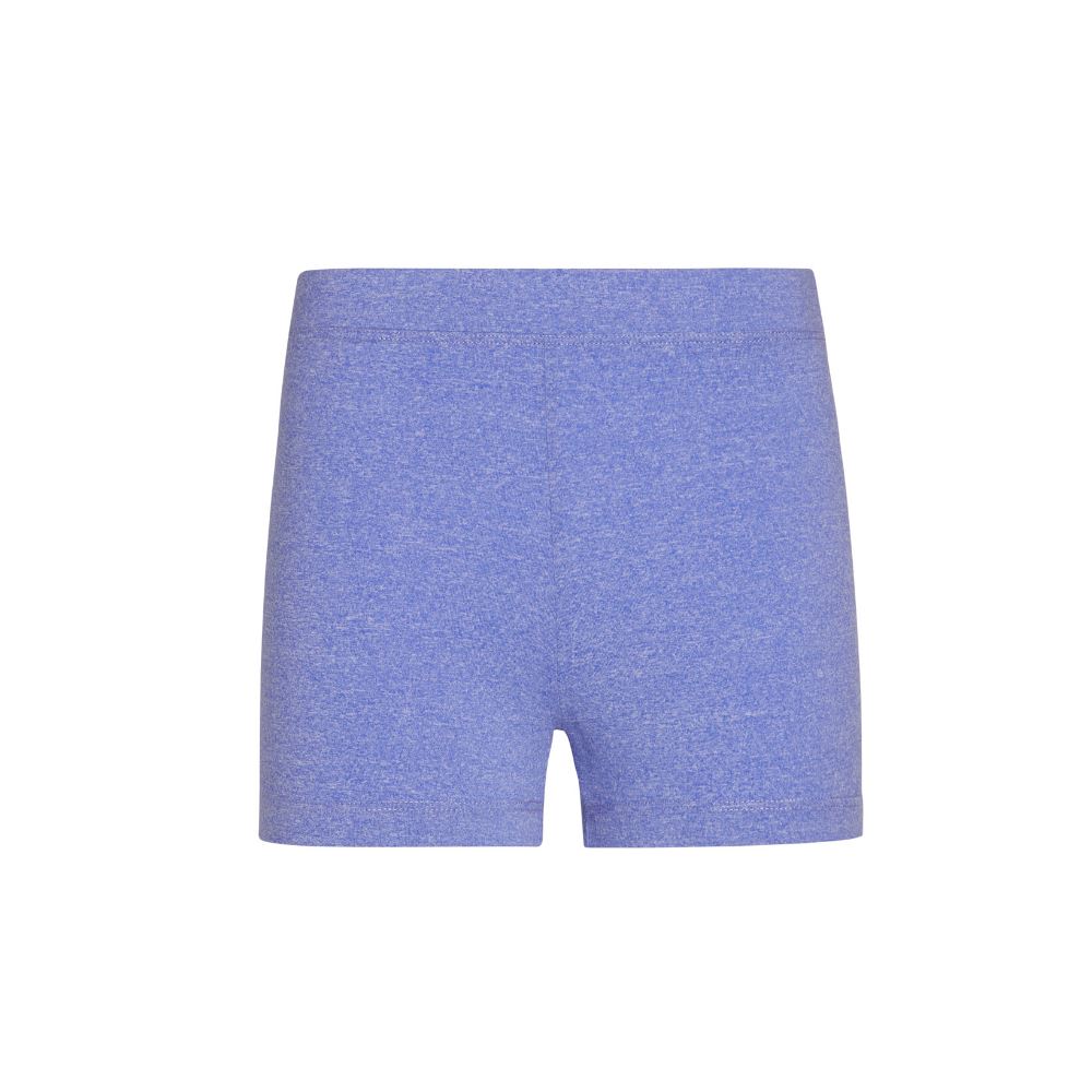 Lilac#Girl wearing Bleumer tumble shorts