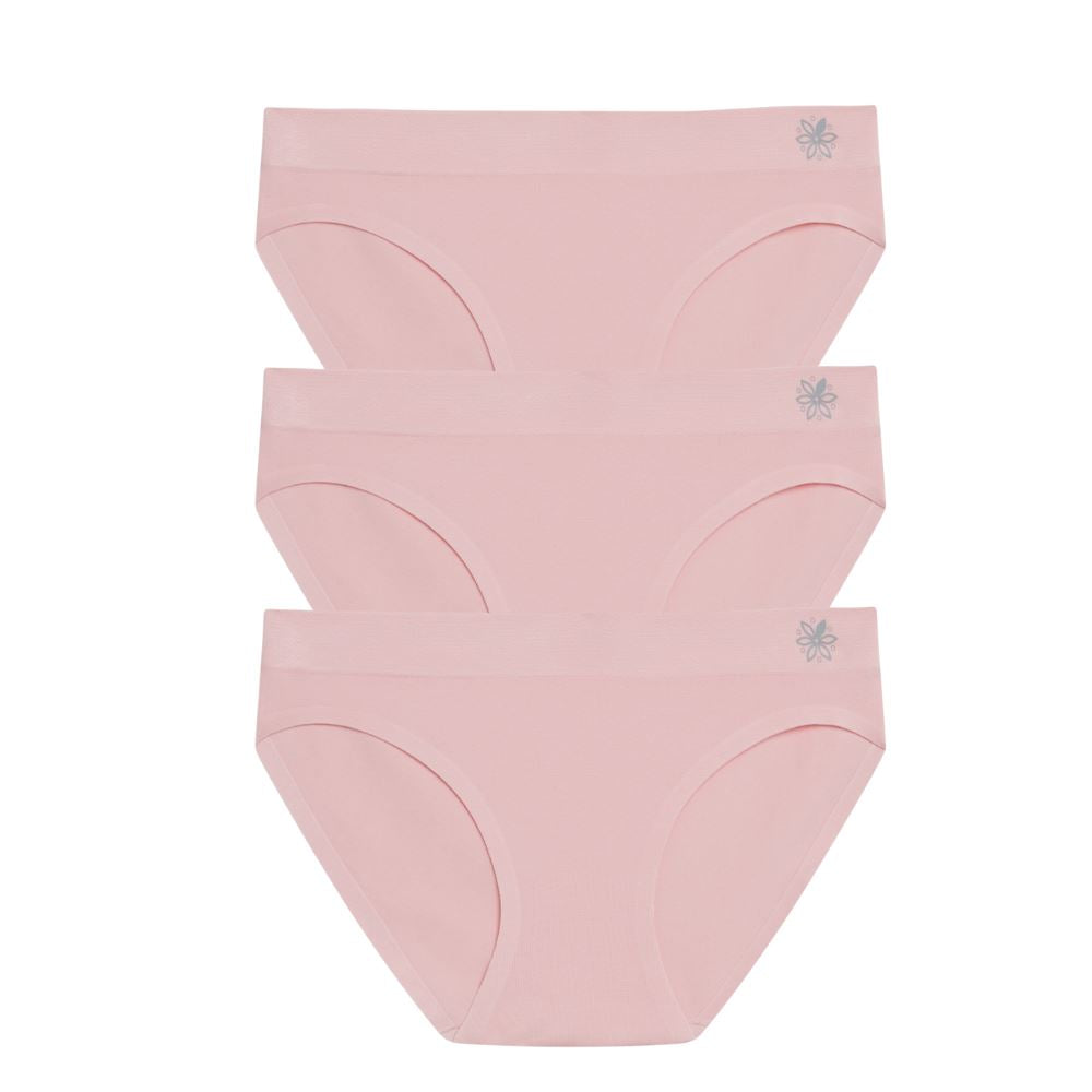 Essentials Women's 6-Pack Cotton Bikini Underwear, Plum