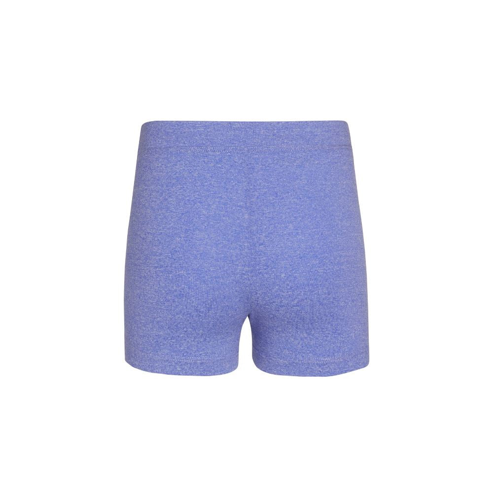 Lilac#Girl wearing Bleumer tumble shorts