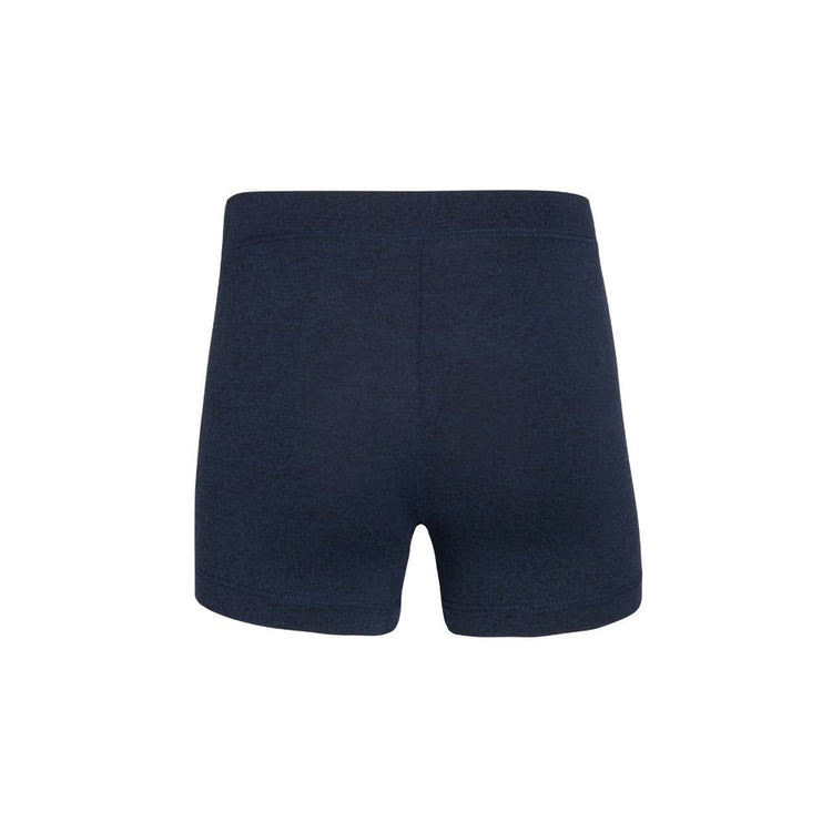 Girl wearing Bleumer tumble shorts