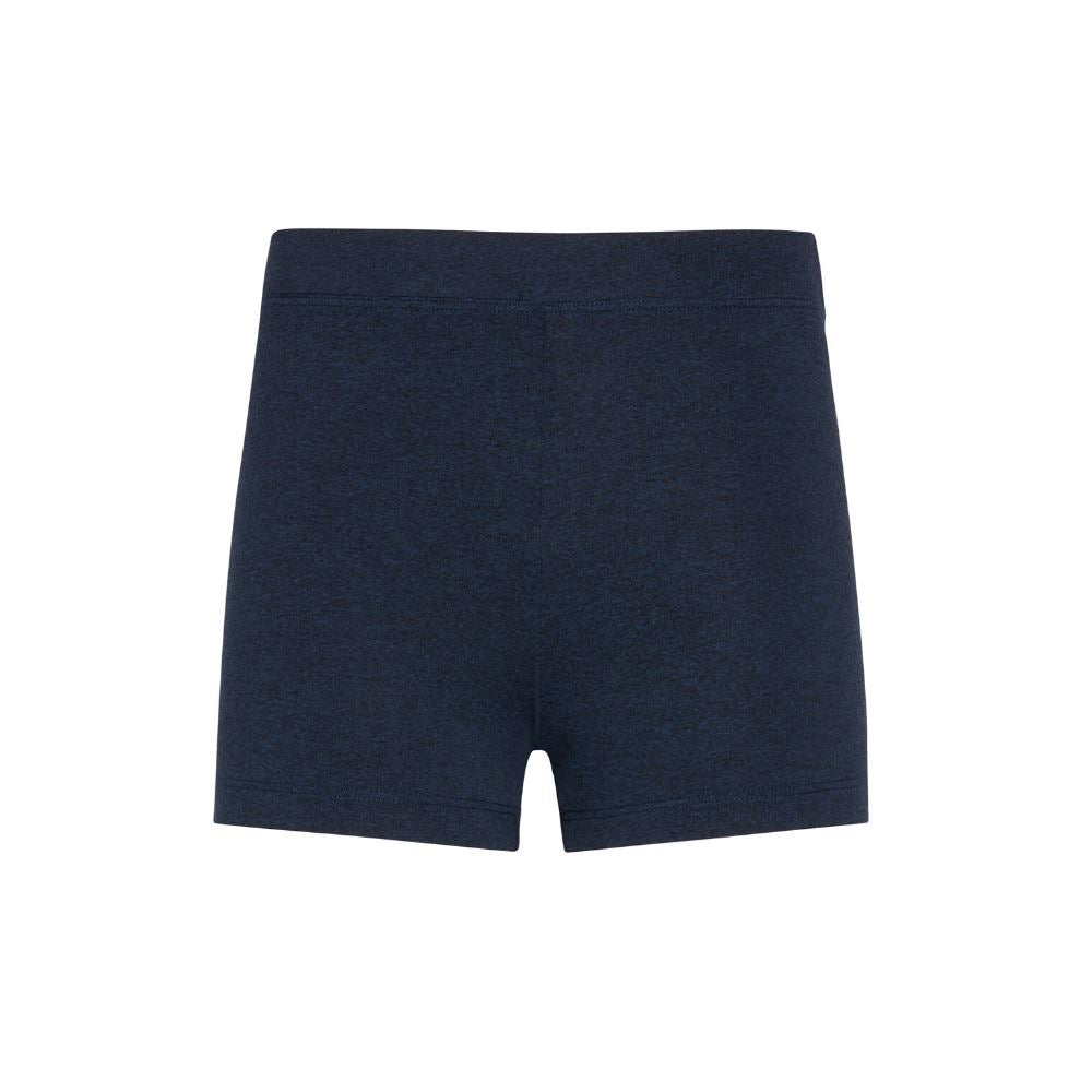 Navy#Girl wearing Bleumer tumble shorts