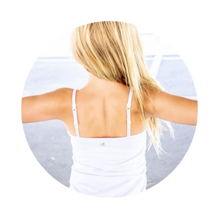 Girls shelf bra camisole