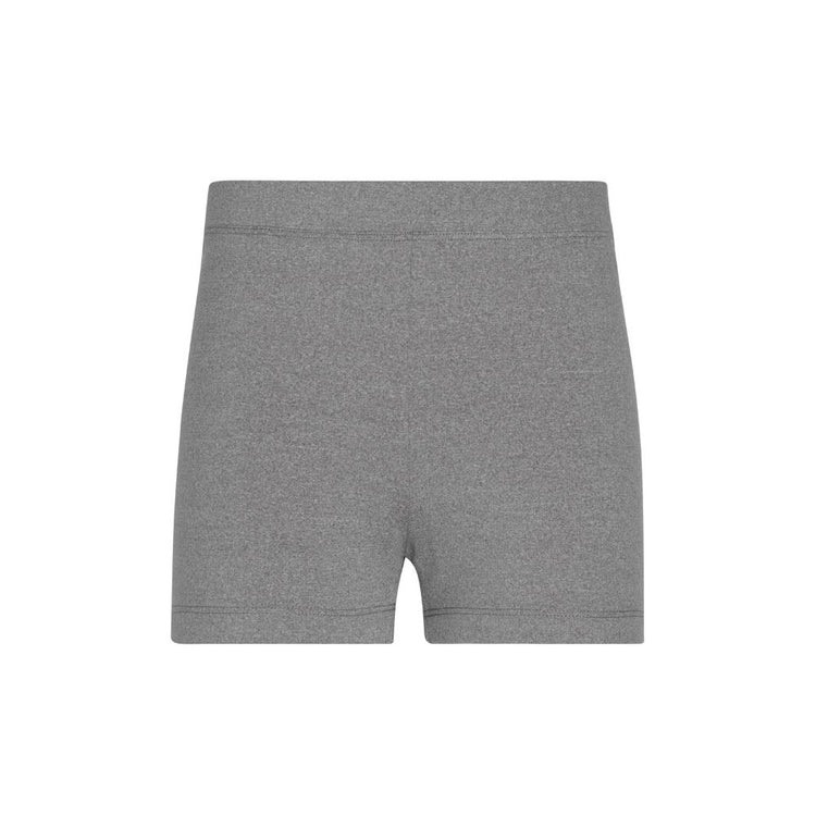 Girl wearing Bleumer tumble shorts