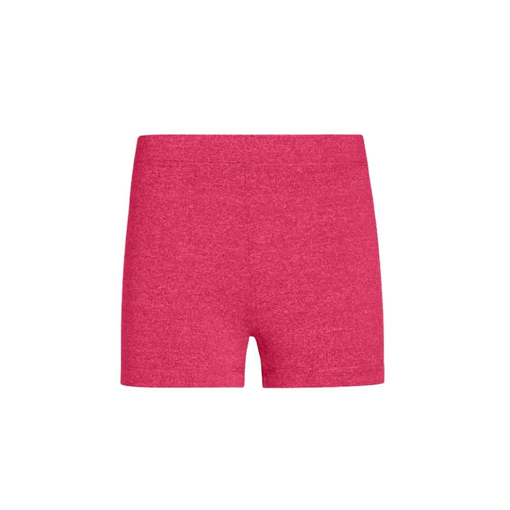 Fuchsia#Girl wearing Bleumer tumble shorts