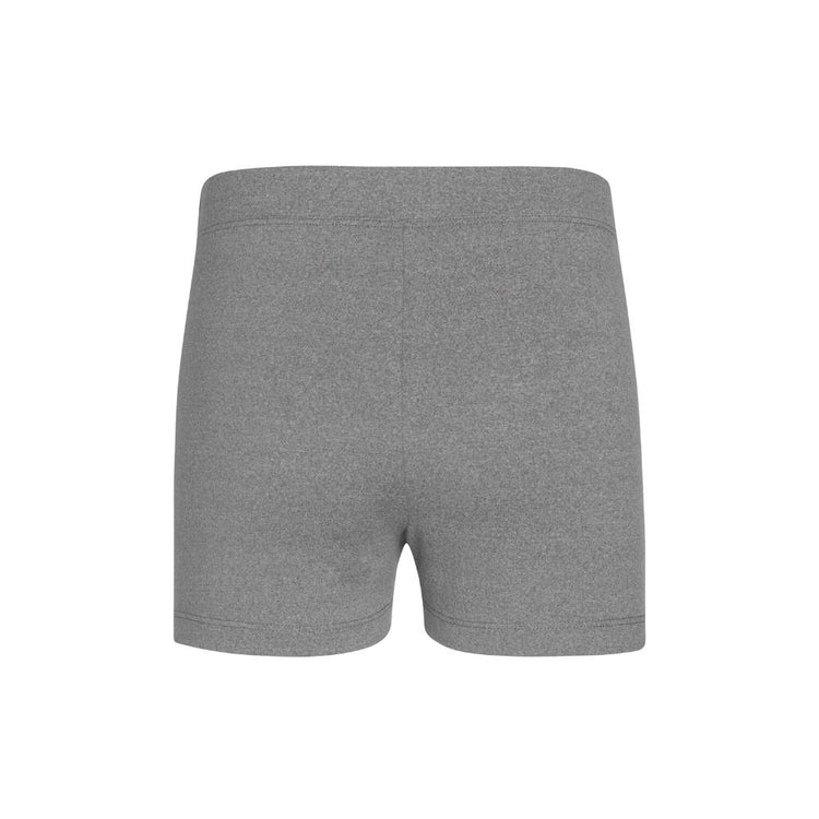 Girl wearing Bleumer tumble shorts