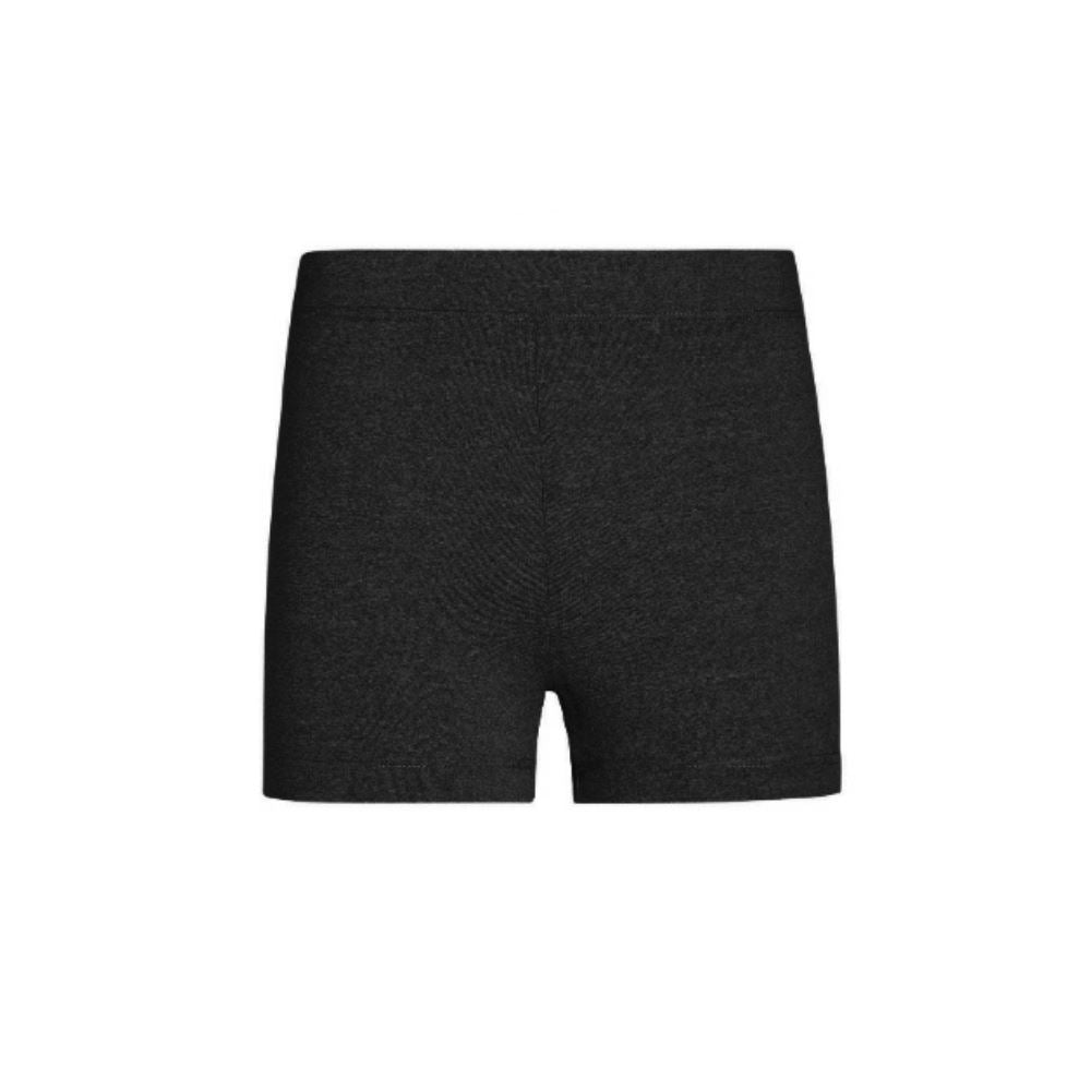 Black#Girl wearing Bleumer tumble shorts