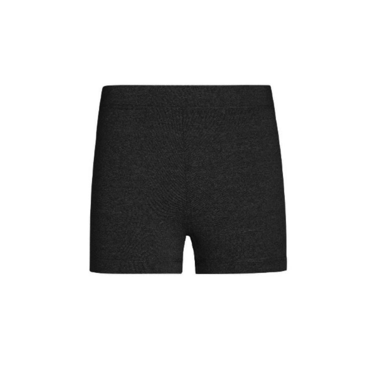 Girl wearing Bleumer tumble shorts