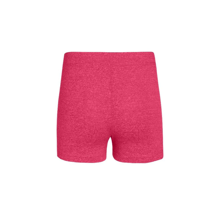 Girl wearing Bleumer tumble shorts