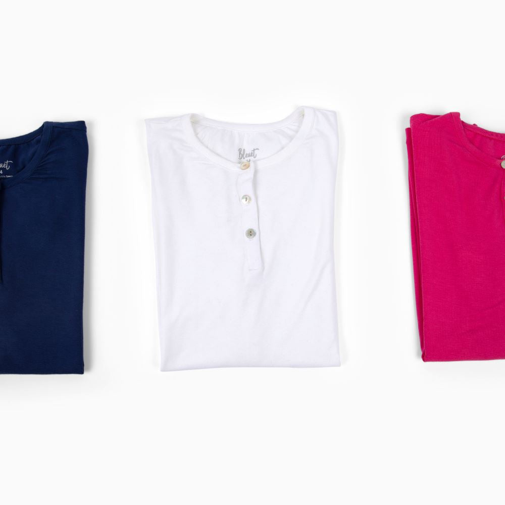 White#Pajama Top for Girls, Tweens and Teens