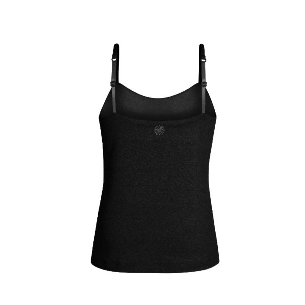 Black#Girls shelf bra camisole in black