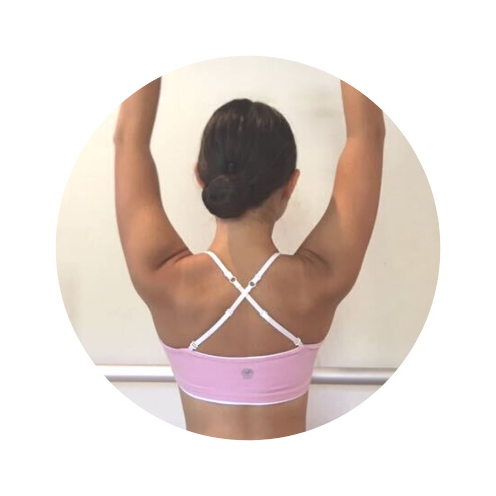 White-Pink#Sports Bras & Bralettes For Girls, Tweens and Teens