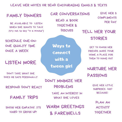 Ways to Connect with A Tween Girl