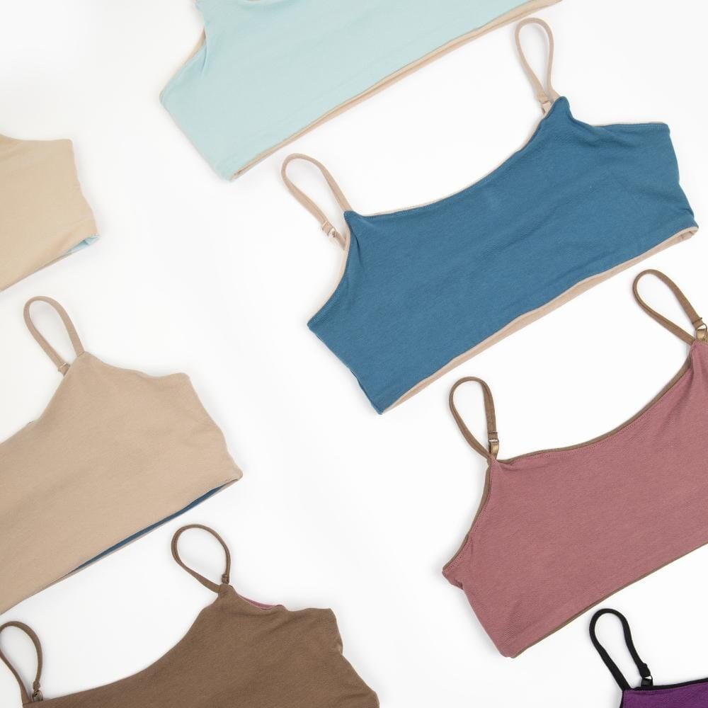 Bleuet Bamboo bras for tweens and teens
