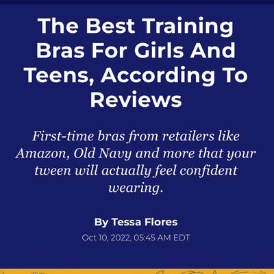 Best Training Bras | Bleum Bra Receives "Best Training Bra for Girls and Teens" from Huffington Post