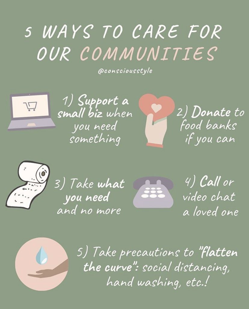 How to Care for Our Community Right Now