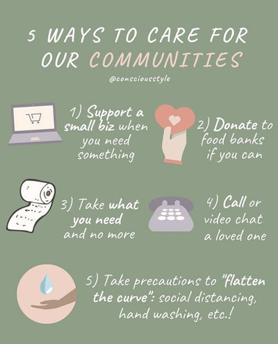 How to Care for Our Community Right Now