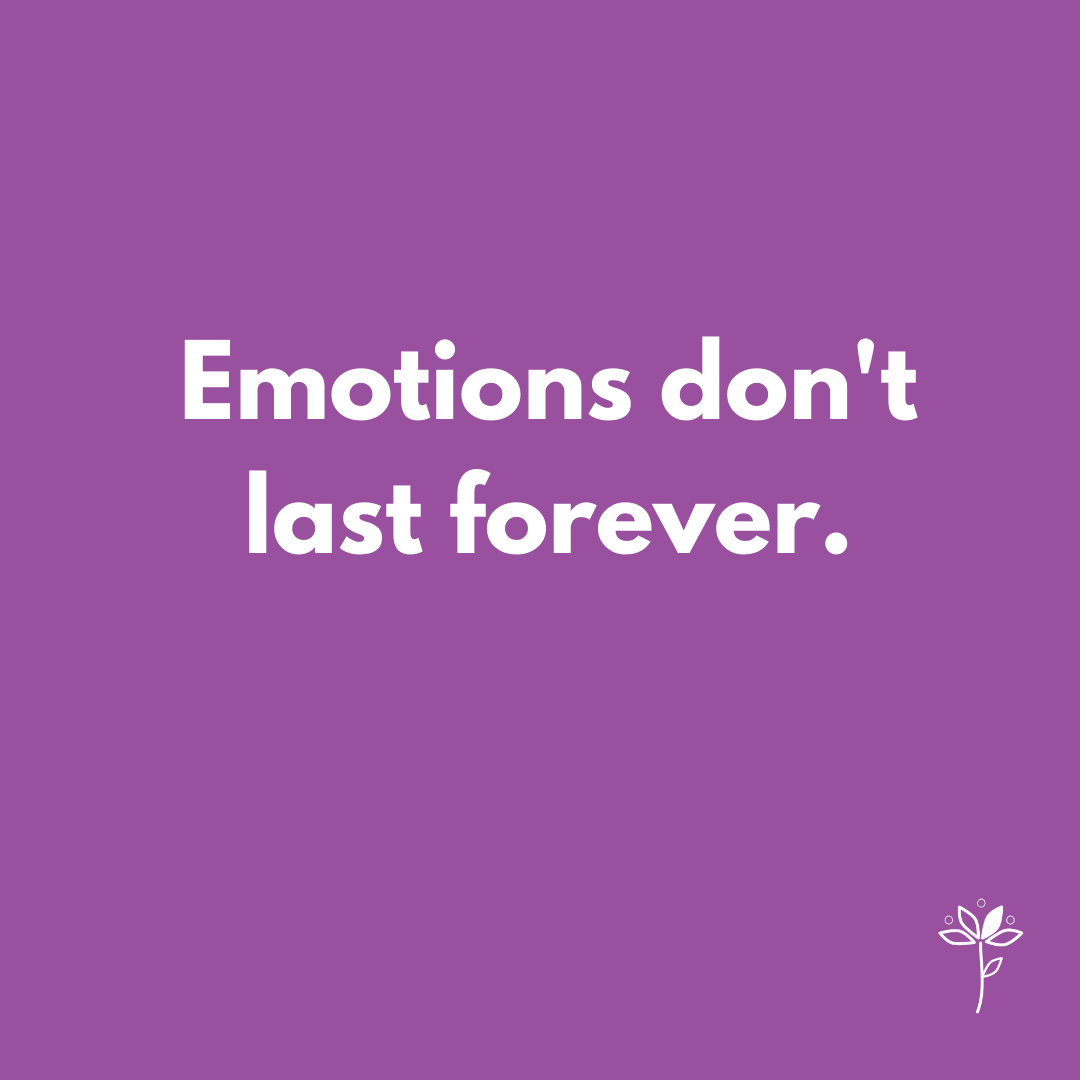 Emotions Don't Last Forever