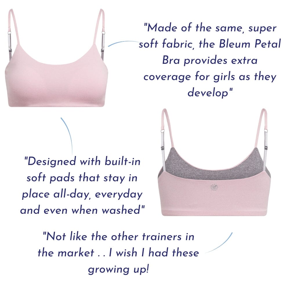 Pink-Silver#Bras & Bralettes For Girls, Tweens and Teens