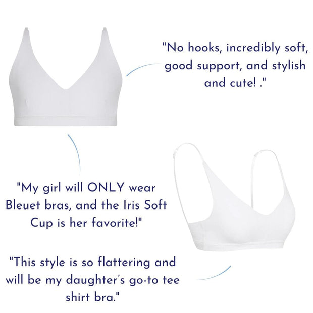 White#Padded Bras & Bralettes For Girls, Tweens and Teens