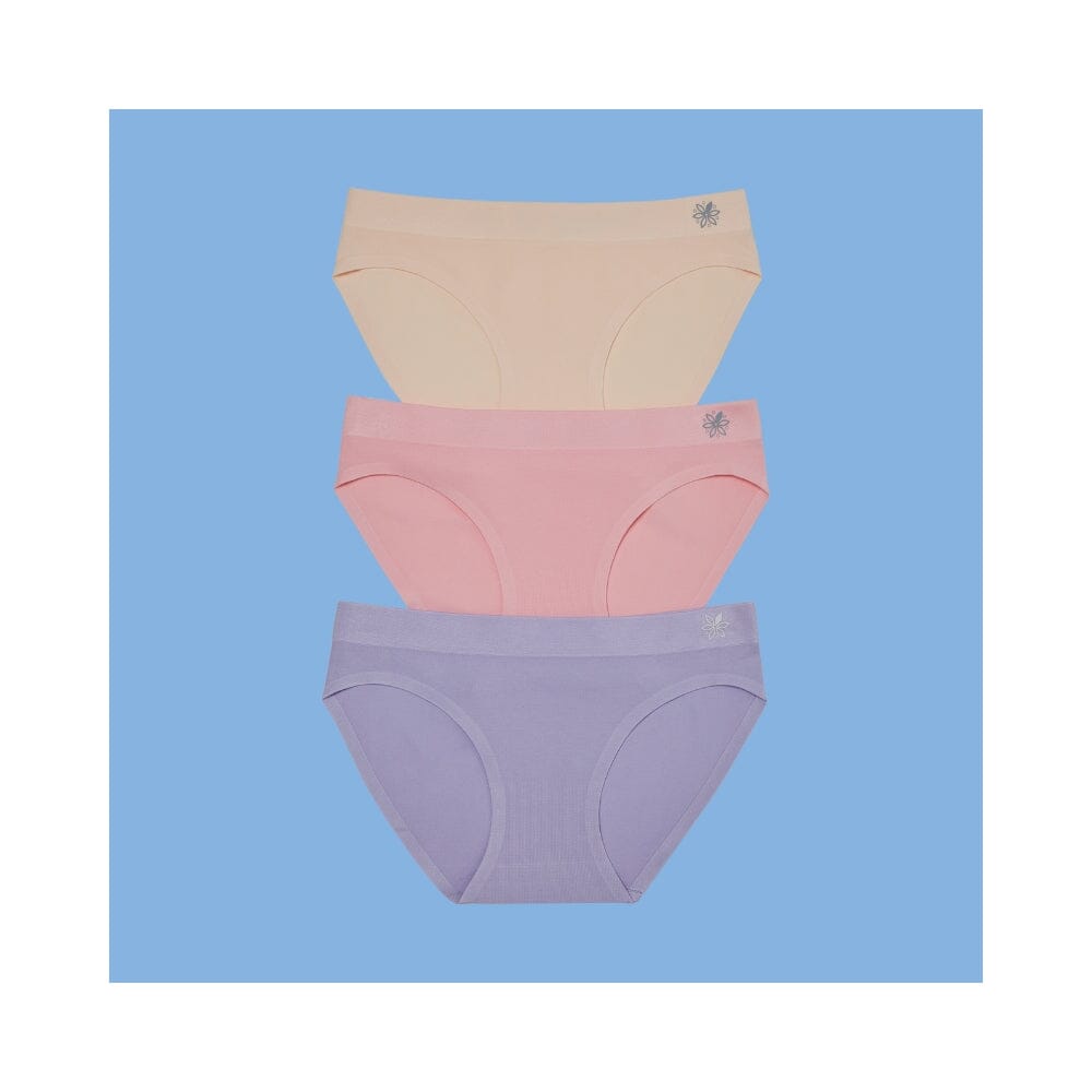 Lucky & Me - 🌷 Our popular Ava Girls Bikini Underwear just arrived in  vibrant pink and blue stripes. Stretchy cotton modal and the softest lace  make this style super comfortable.