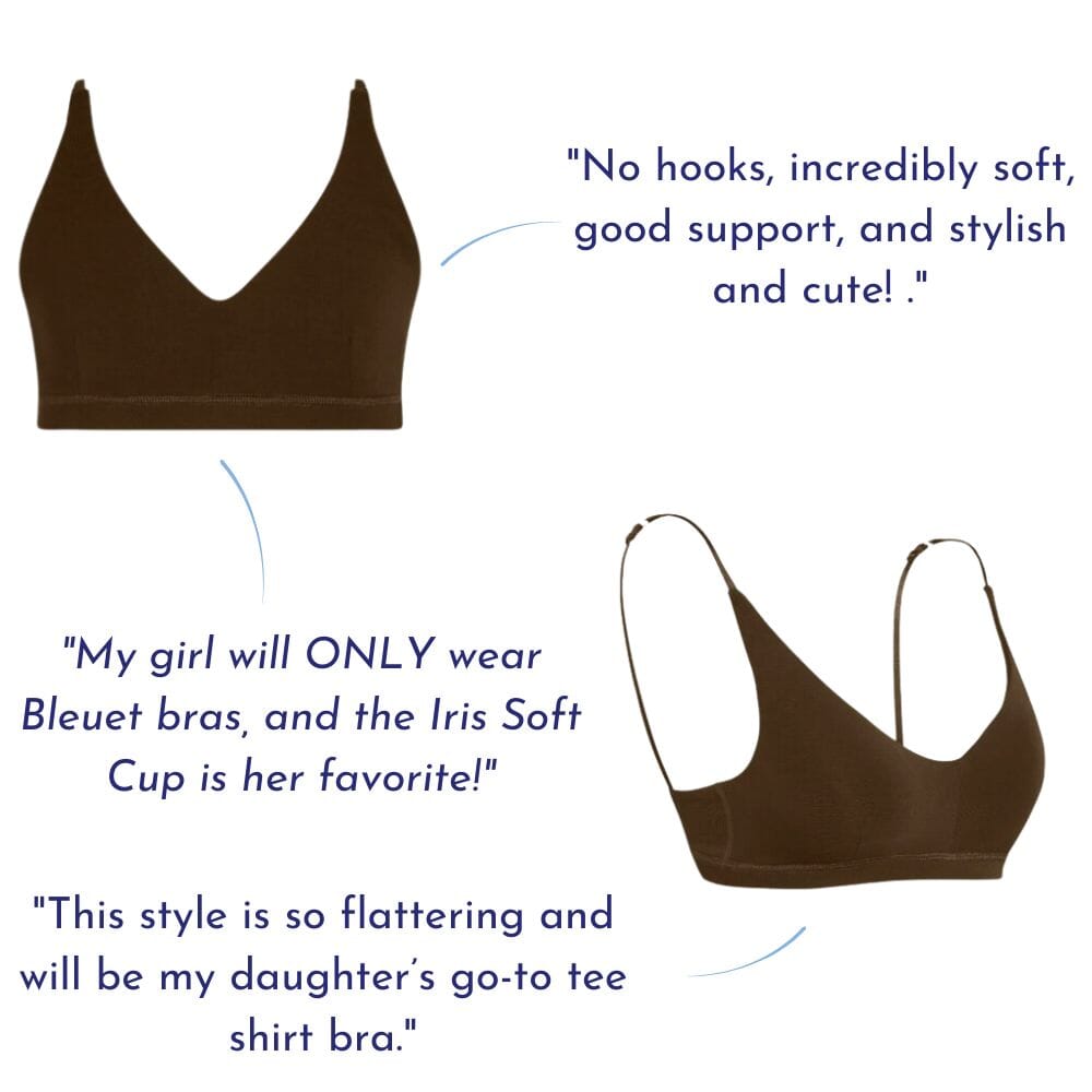 Dark Coffee#Padded Bras & Bralettes For Girls, Tweens and Teens