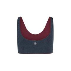 Maroon-Lake#A maroon Aster Organic Tank Girls Bra from Bleuet 