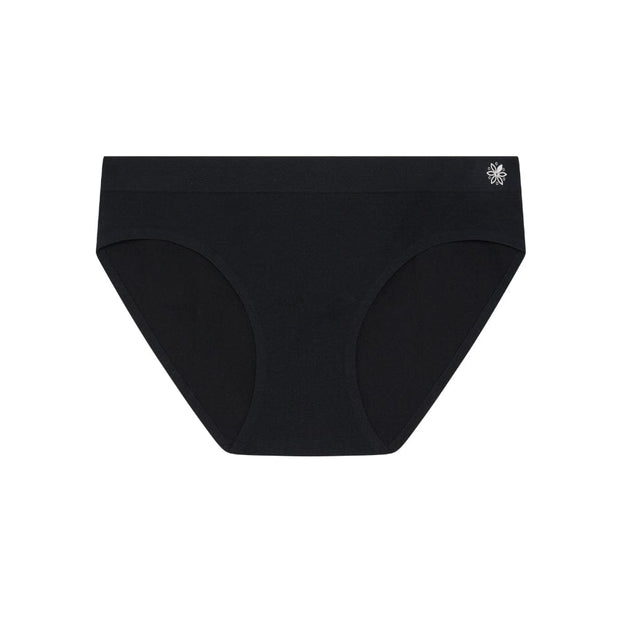 Gardenia-Dove-Black#Chloe Bikini Brief Front