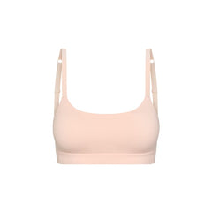 Ballet Pink#Light Ping girls sport bra on a white background