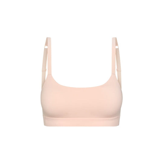 Ballet Pink#Light Ping girls sport bra on a white background