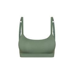 Sage#best teen sports bra in sage green from front
