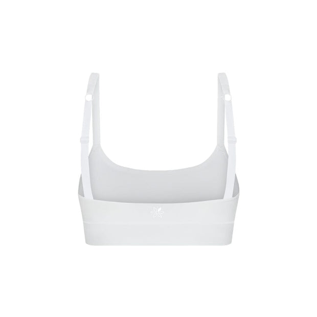 White#Best  Girls Sports bra in white from back