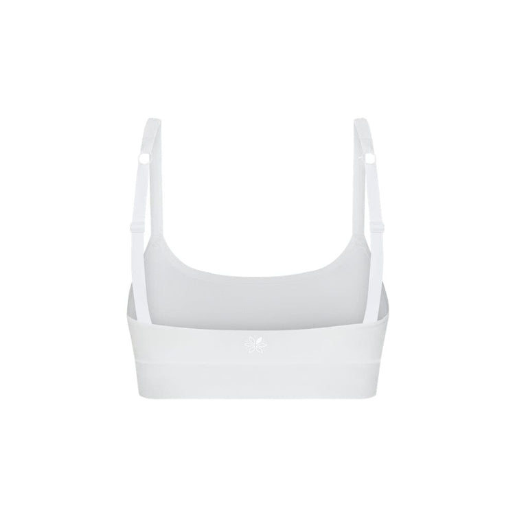 Best  Girls Sports bra in white from back