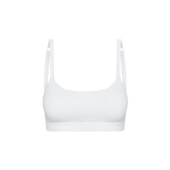 White#Best  Girls Sports bra in white from front