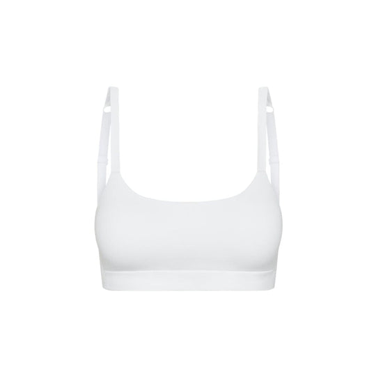 White#Best  Girls Sports bra in white from front