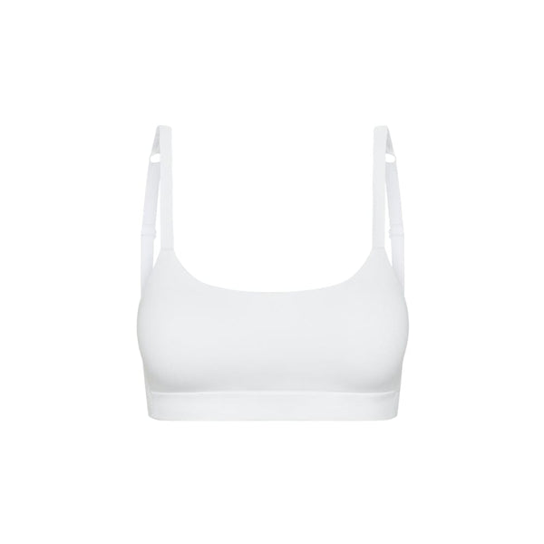 Best  Girls Sports bra in white from front