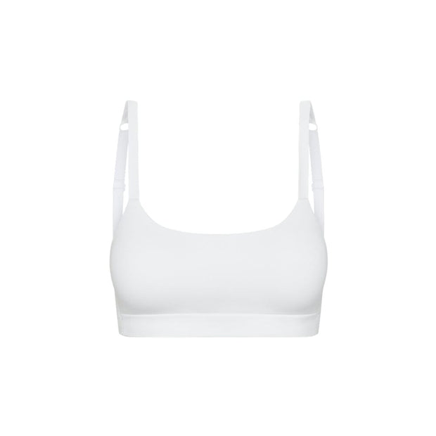 White#Best  Girls Sports bra in white from front