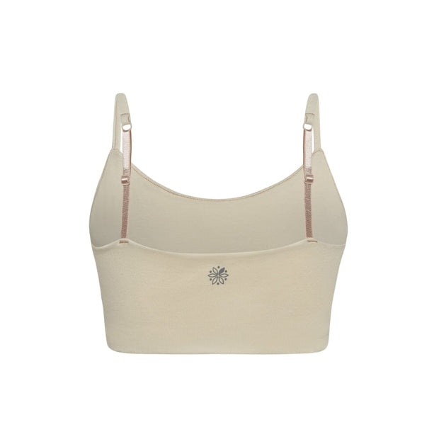 Vanilla#Organic Teen Bleum Bra and Training Bra in Ivory from back