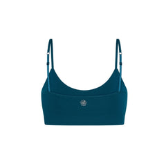 Teal#best organic girls bra from back