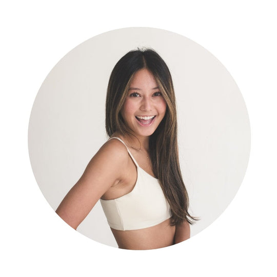 Ivory#Girl in Ivory Girls Organic Teen Bleum Bra and Training Bra