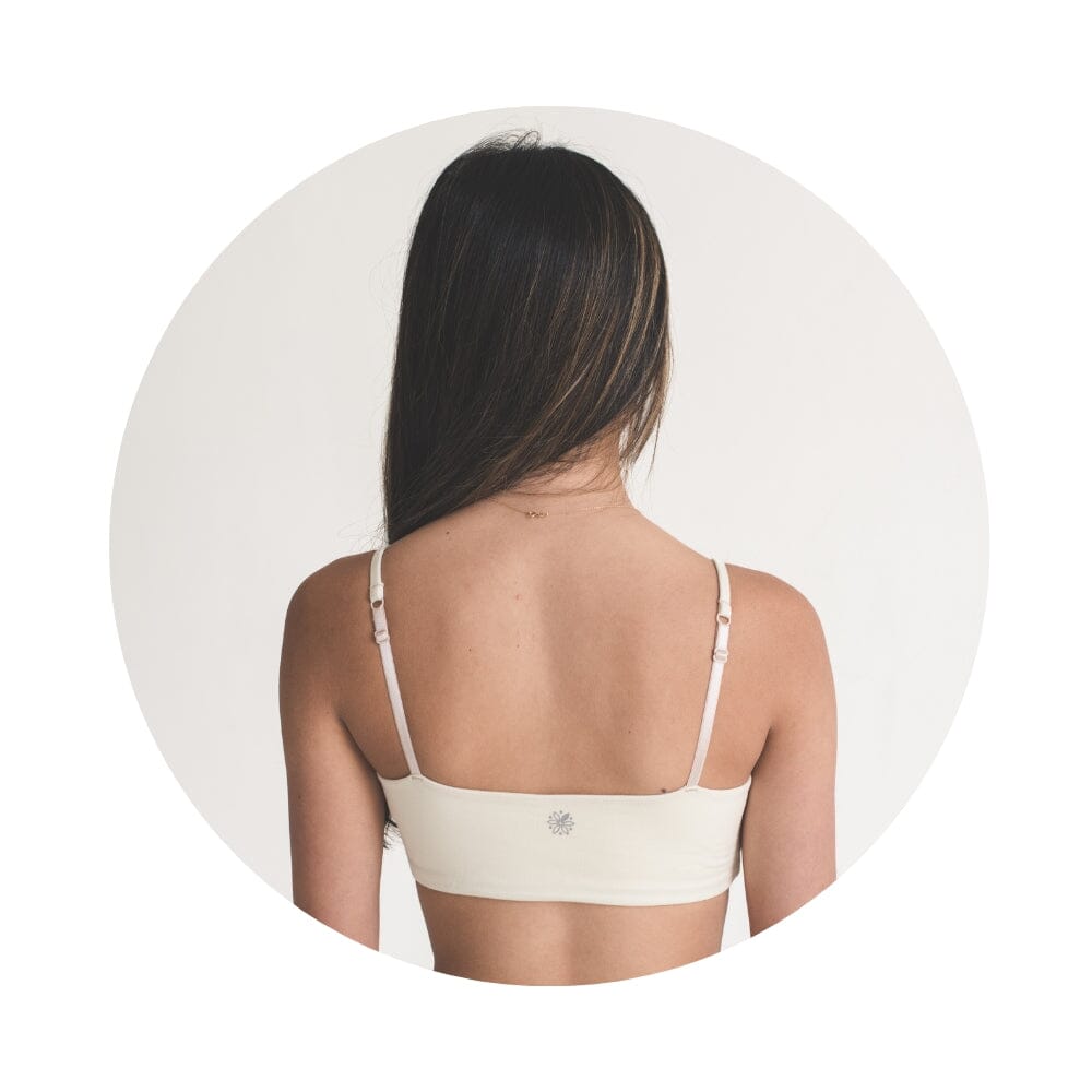 Ivory#Girl in Ivory Girls Organic Teen Bleum Bra and Training Bra
