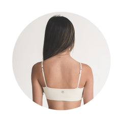 Vanilla#Girl in Ivory Girls Organic Teen Bleum Bra and Training Bra