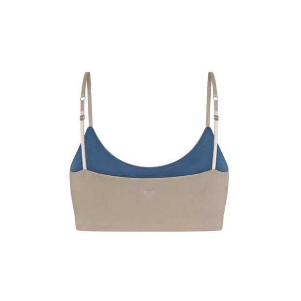 Chai-Steel#Dark Beige Best Teen Everyday bra in Bamboo Back